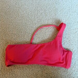 Sanctuary Coral One-Shoulder Top